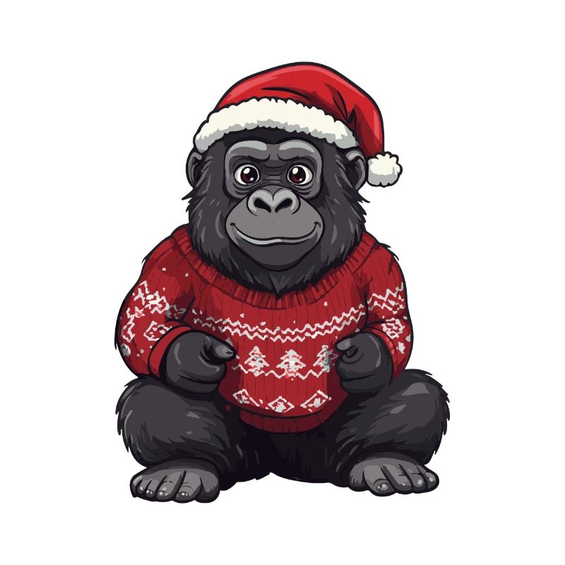 Gorilla Christmas Comic
