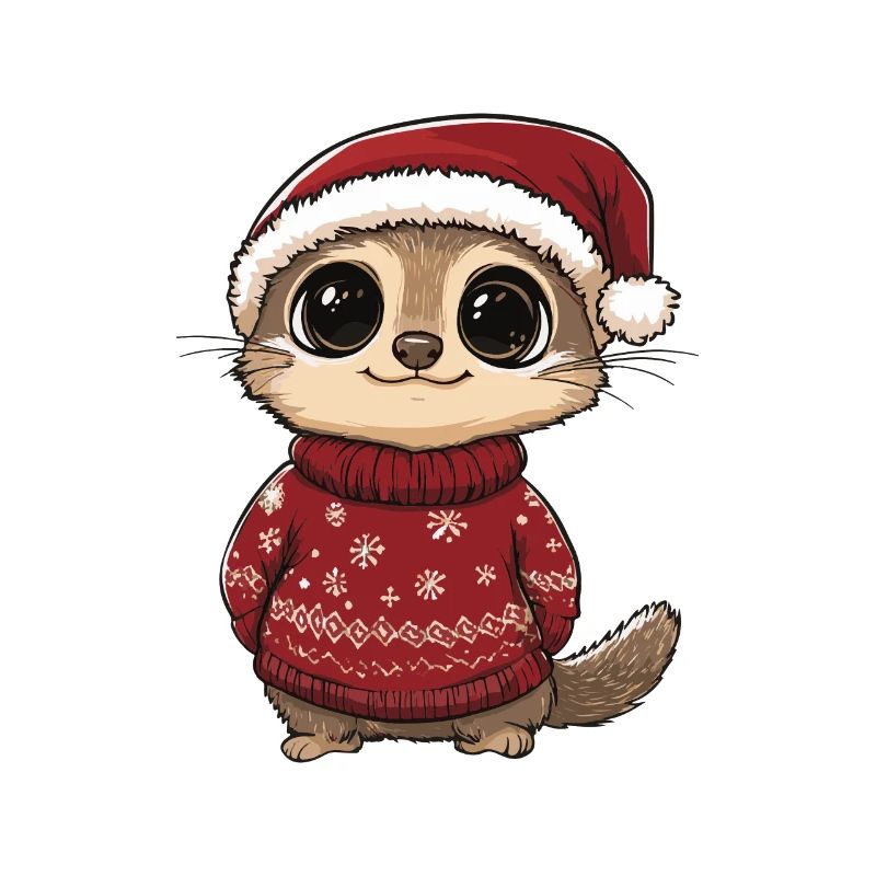 Bande dessinée de Noël de suricate