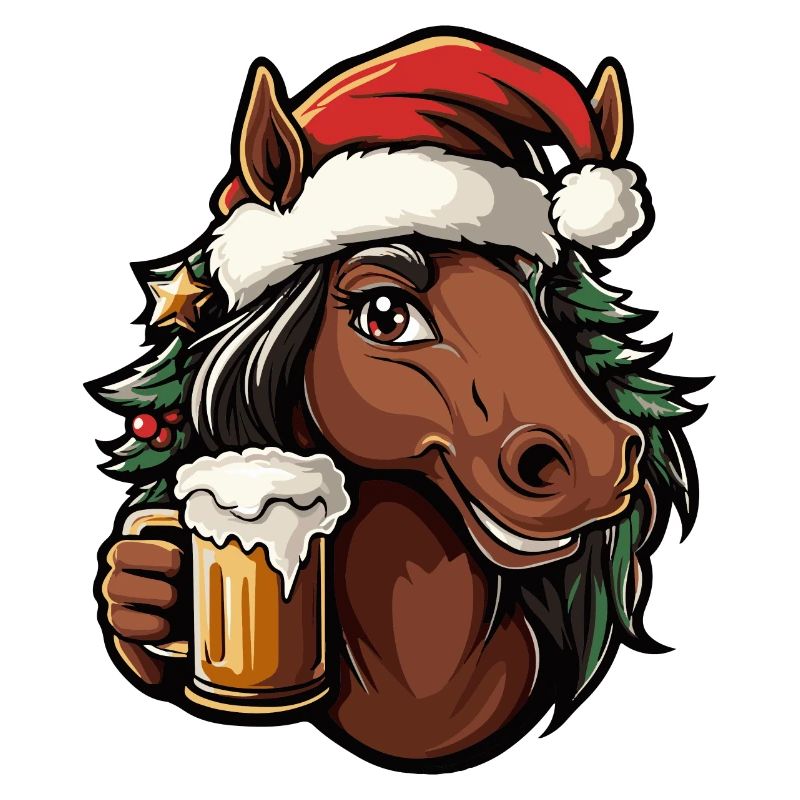 Bière de cheval Noël