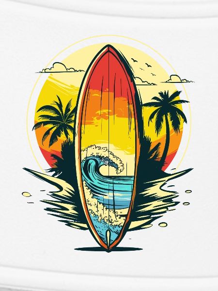 Surfen Porträt