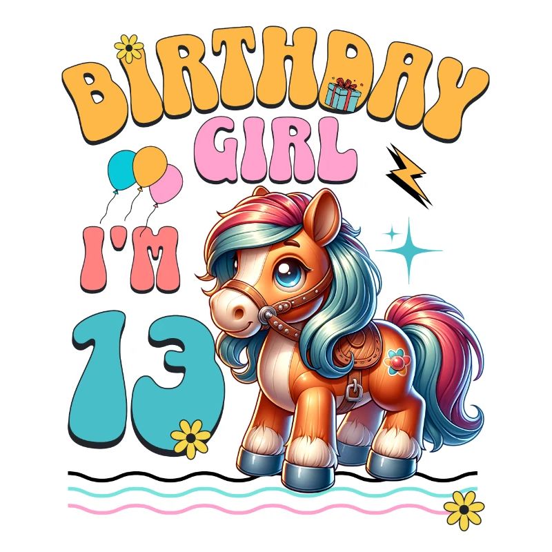 13. Geburtstag Mädchen Pferd Reiten