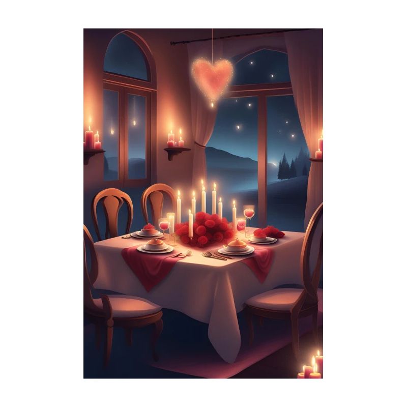 Valentines day dinner