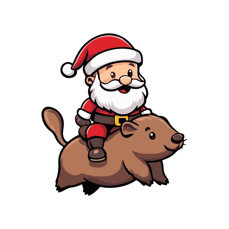 Biber Weihnachtsmann