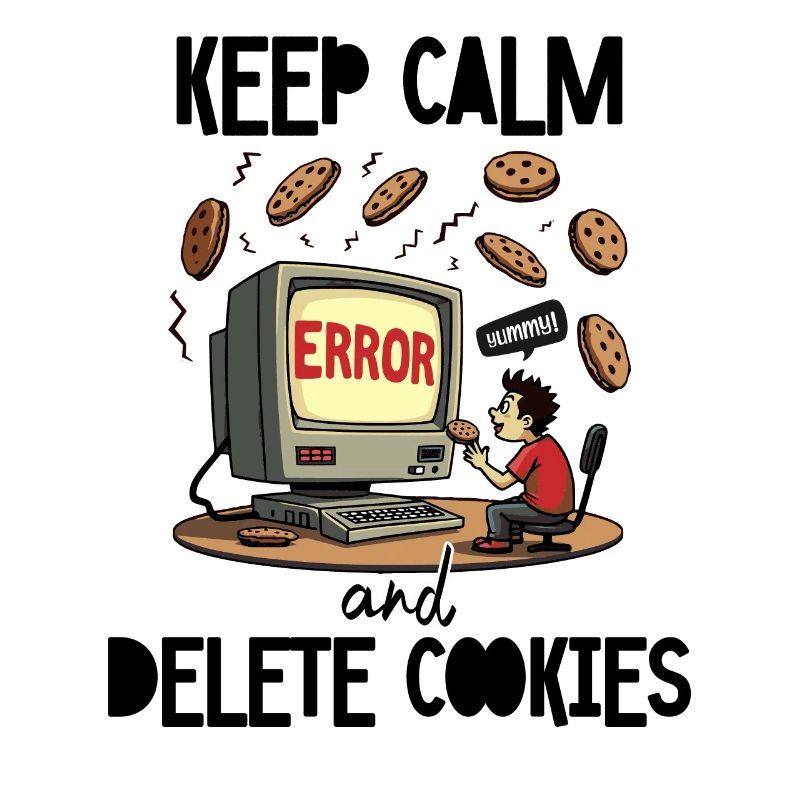 Keep Calm And Delete Cookies IT Nerd