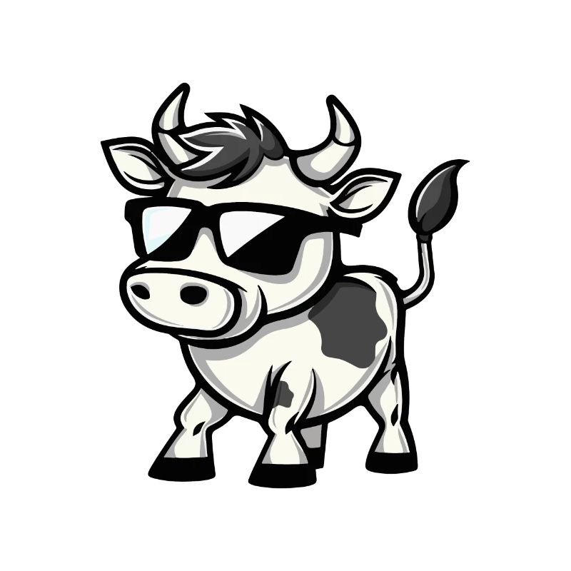 Cow Comic Cool