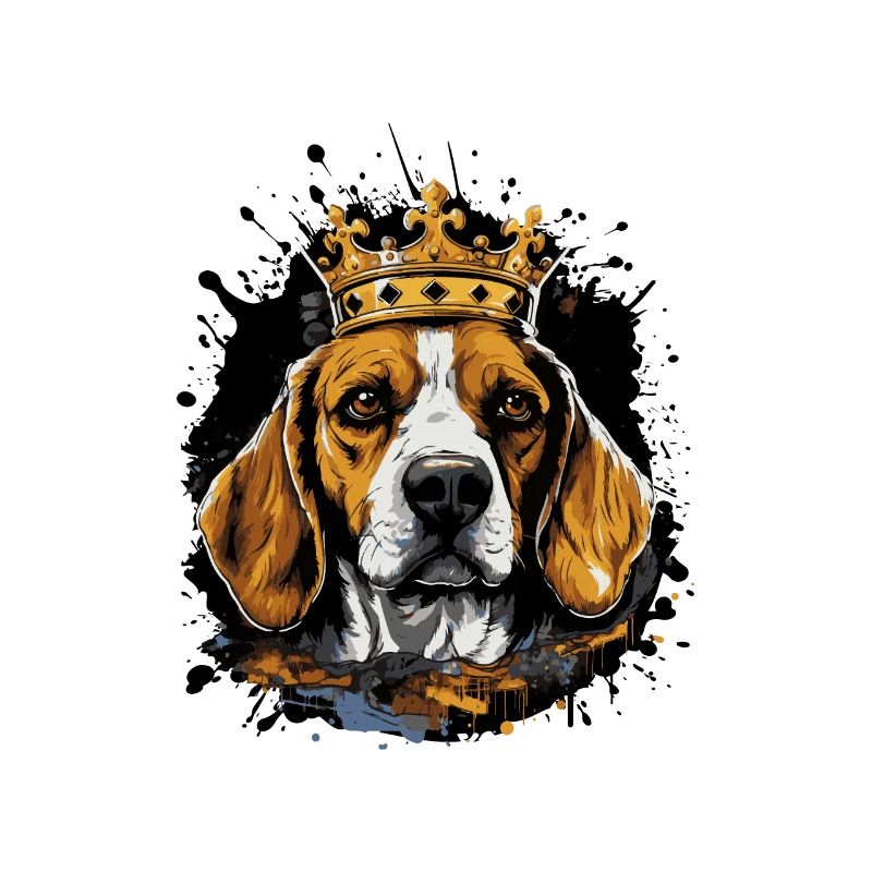 Couronne d’animal de chien Beagle