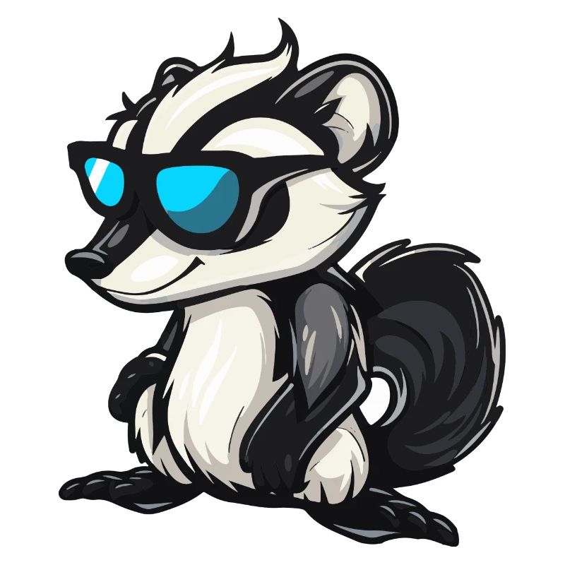 Stinktier Comic Cool