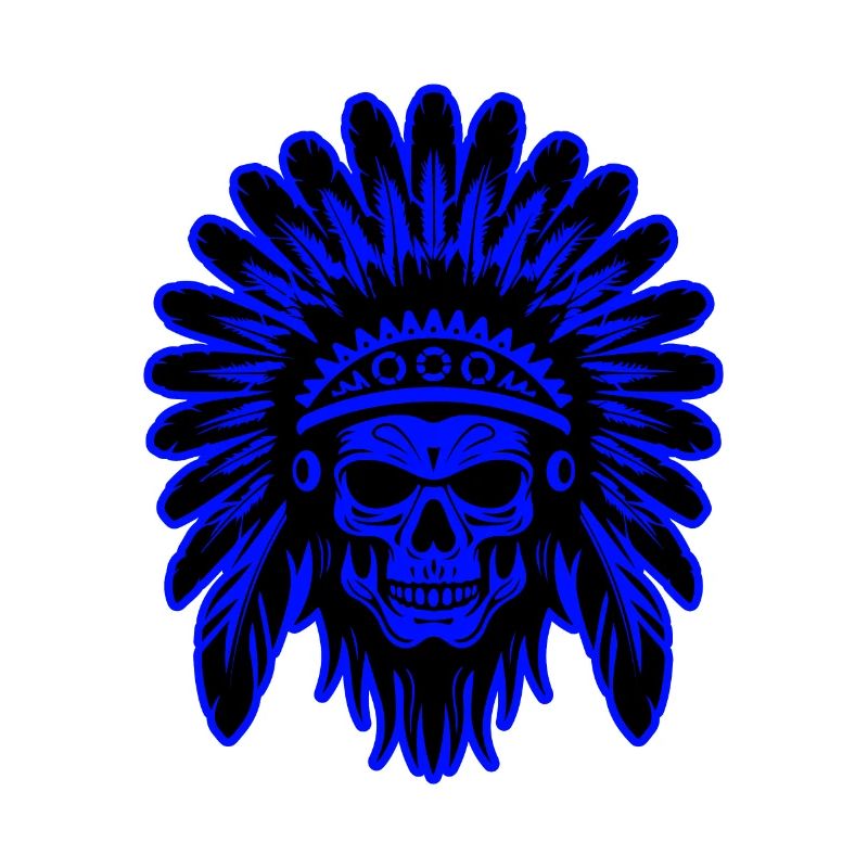 Apache Totenkopf Indianer