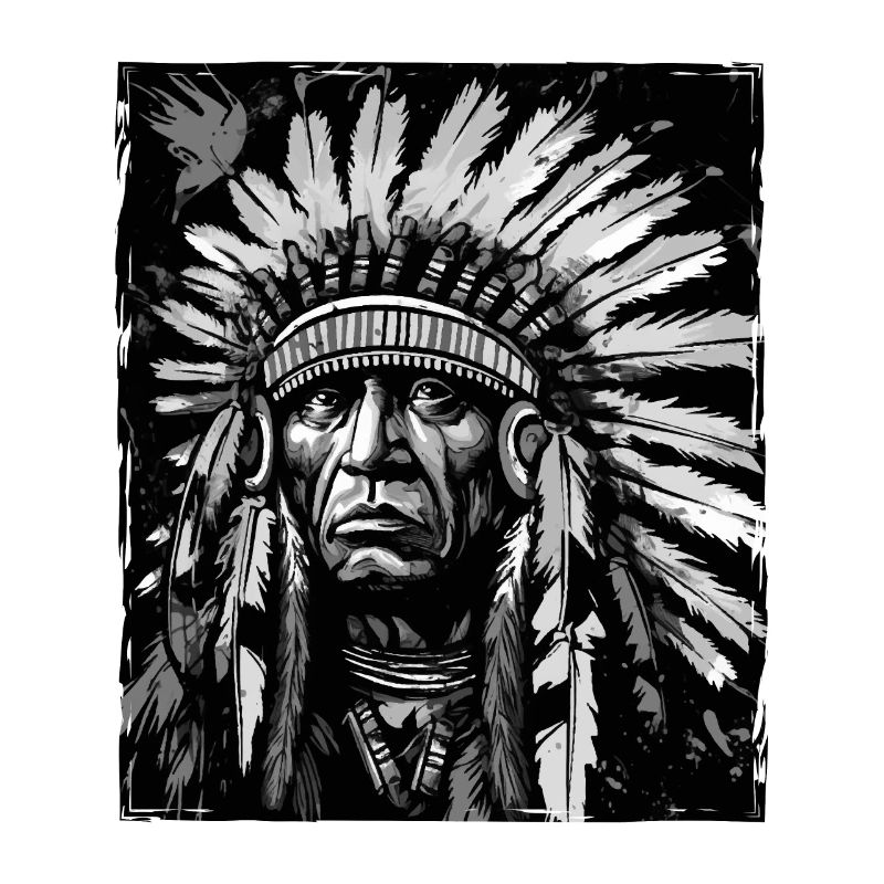 Apache Indian Chief Skull