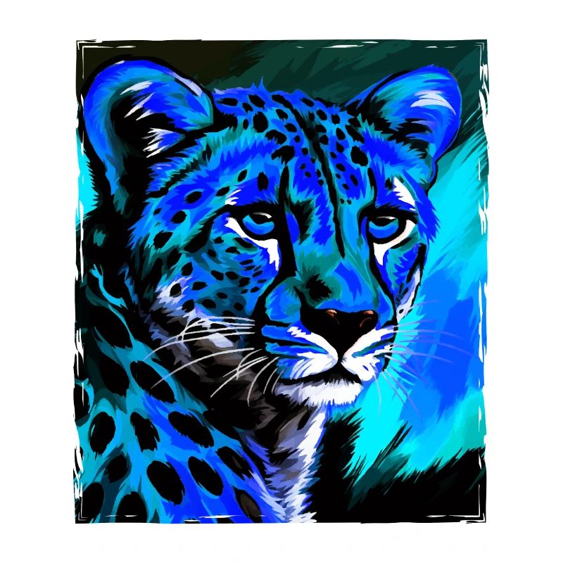 Portrait de guépard