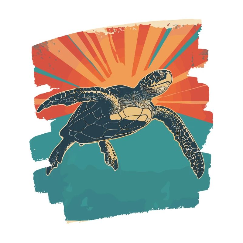 Sea Turtle Retro