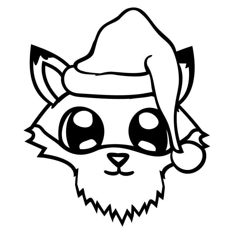 Fuchs Rotfuchs Weihnachtsmann Weihnachten Geschenk