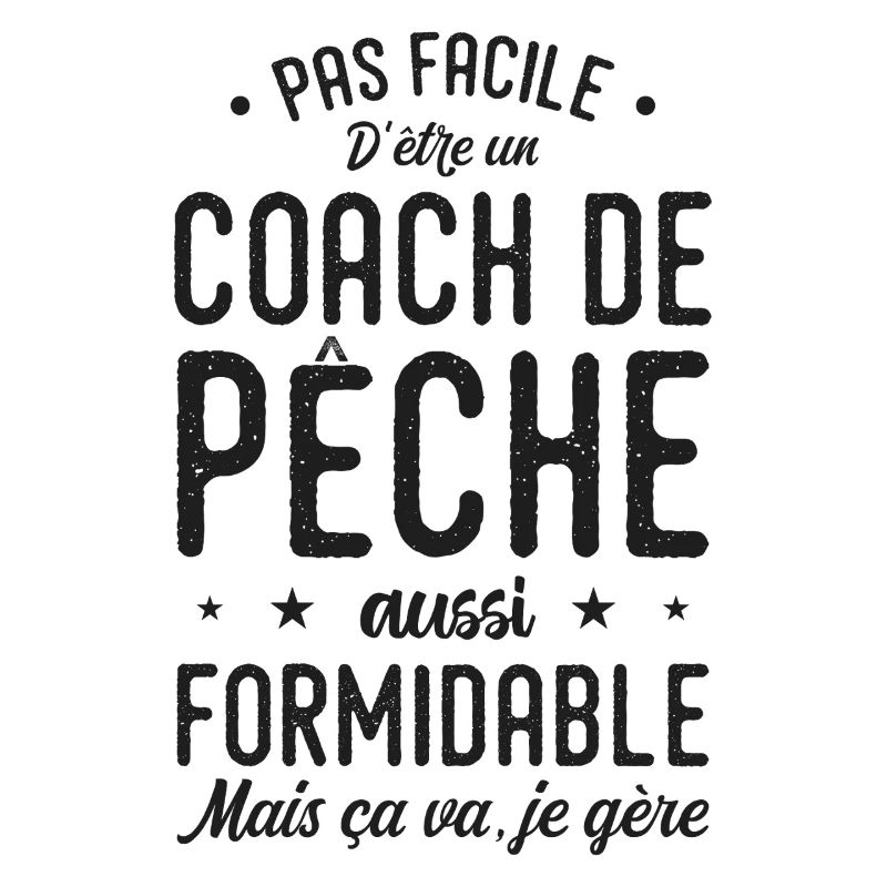 Coach Pêche Formidable Cadeau Pêche Pêcheur
