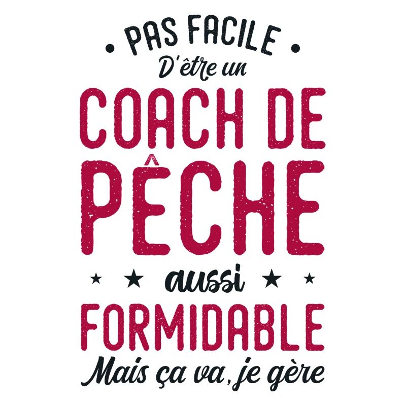 Coach Pêche Formidable Cadeau Pêche Pêcheur