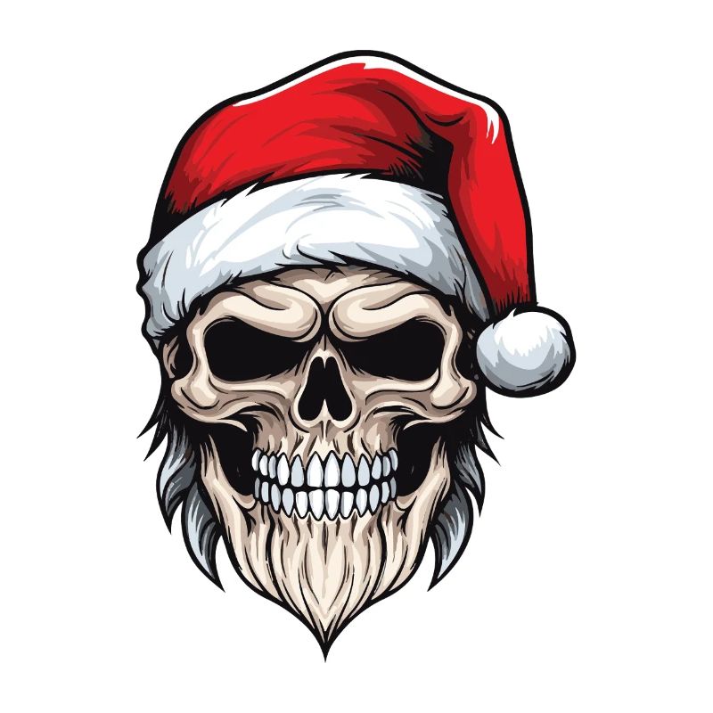 Crâne de Père Noël