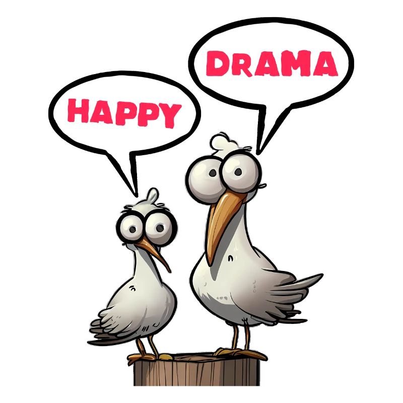 Die Bäädden Möwen - drama Möwe