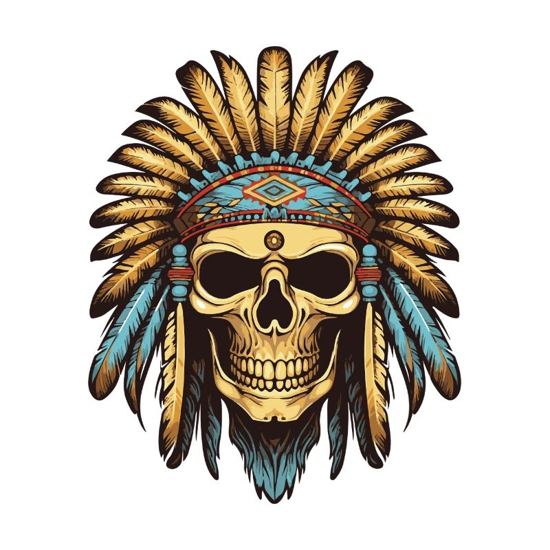 Crâne de chef indien Apache