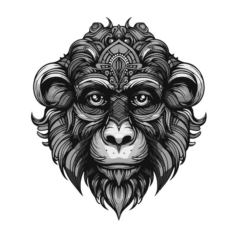 Monkey Portrait