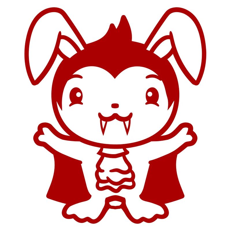 Bunny Vampire Sharp Long Teeth Halloween Costume