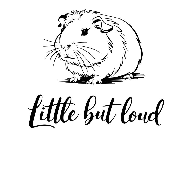 Cochon d’Inde petit mais bruyant