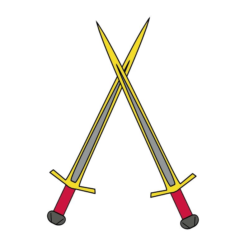 Épée Chevalier Guerrier Médiéval Épées