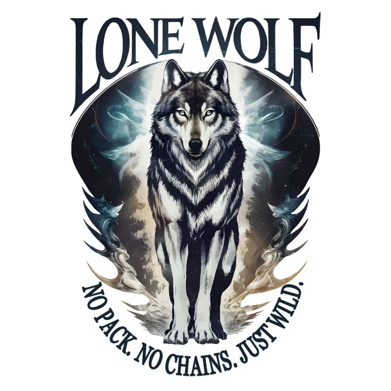 Lone Wolf - No Pack, No Chains, Just Wild