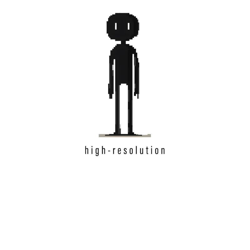 Pixel Art High Resolution Irony Funny Design
