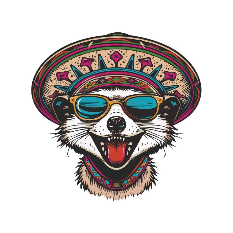 Suricate Drôle Sombrero