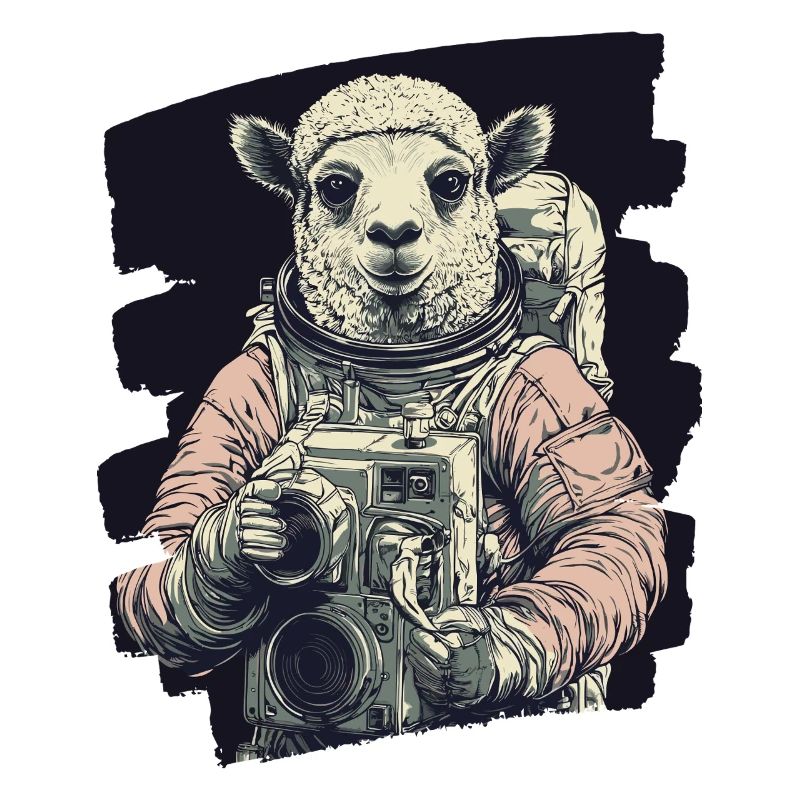 Lama astronaute