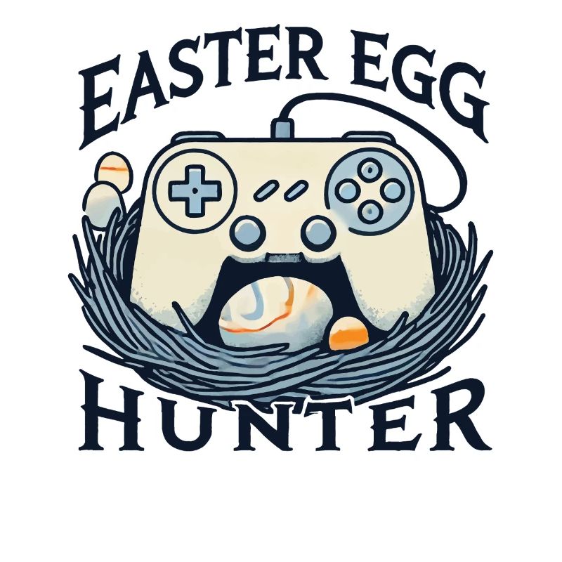 Easter Egg Jäger Gaming Controller Kunst