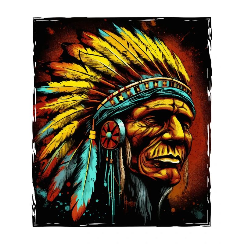 Apache Indian Chief Skull