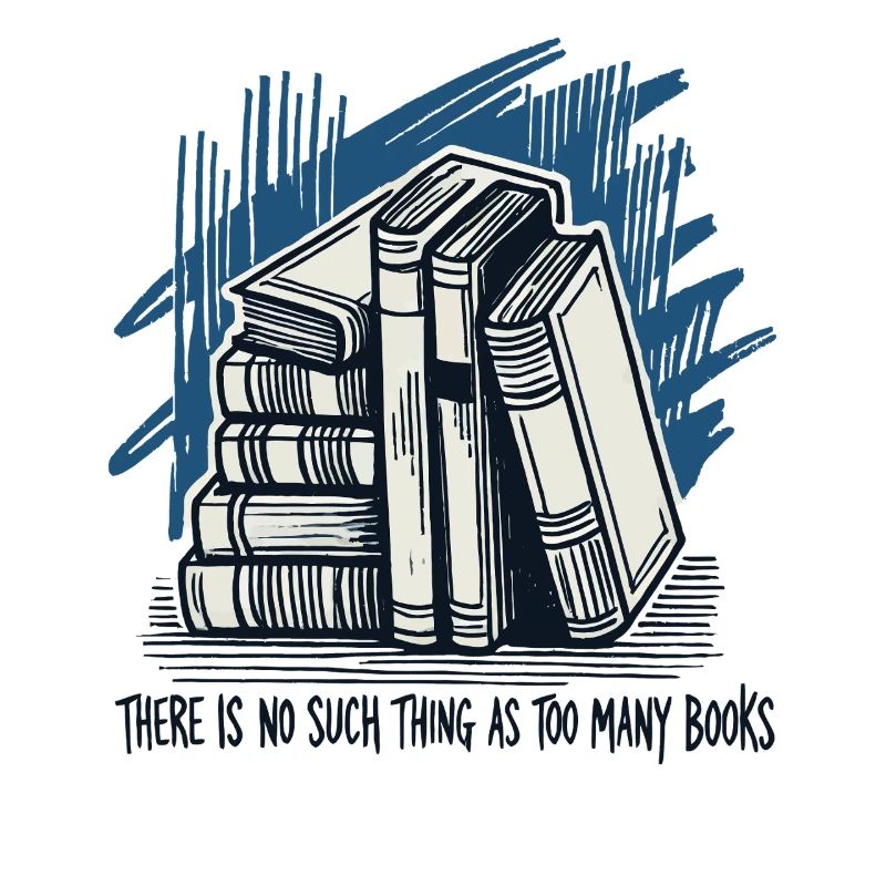 Retro book statement for book fan design