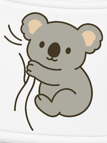 Cuddly koala