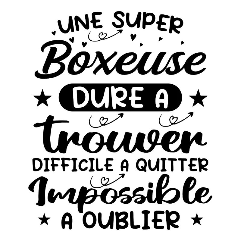 Une Super Boxeuse - Cadeau boxeuse