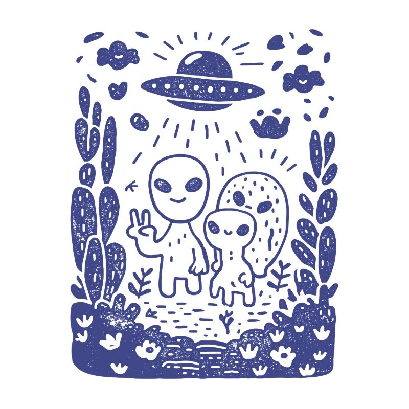 Aliens - Visitors from Space - Gift
