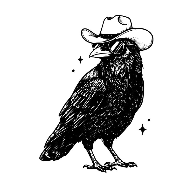 Cowboy Raven