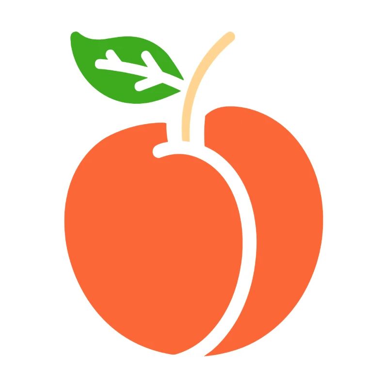 Pêche Minimaliste et Éclatante Nectarine