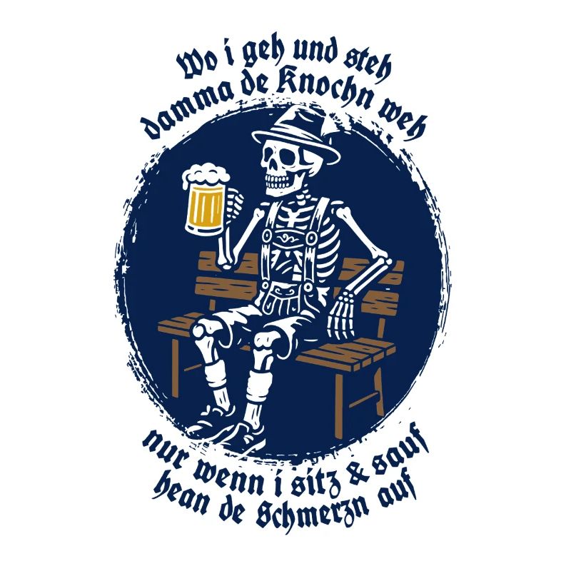 Wherever I go and stand, my bones hurt - Skeleton