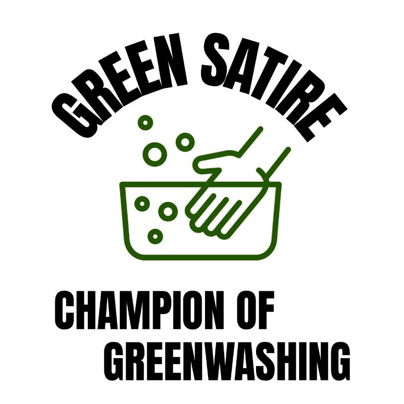 Satire verte - Championne de l’écoblanchiment