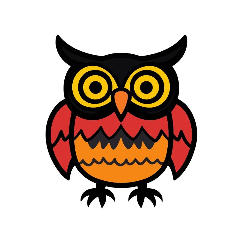 Owl Halloween Comic Funny