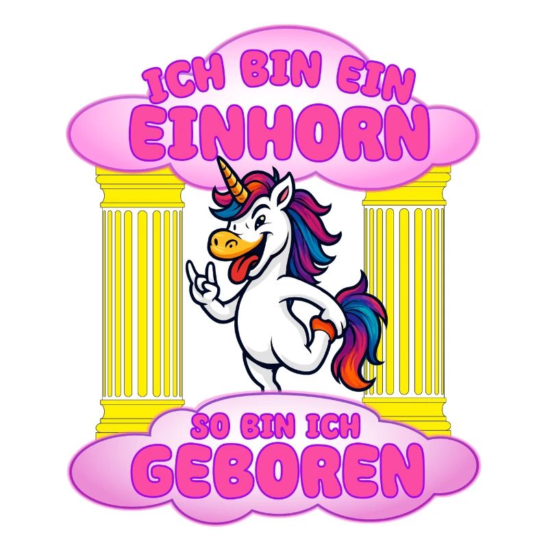 Ich bin Einhorn Geburt