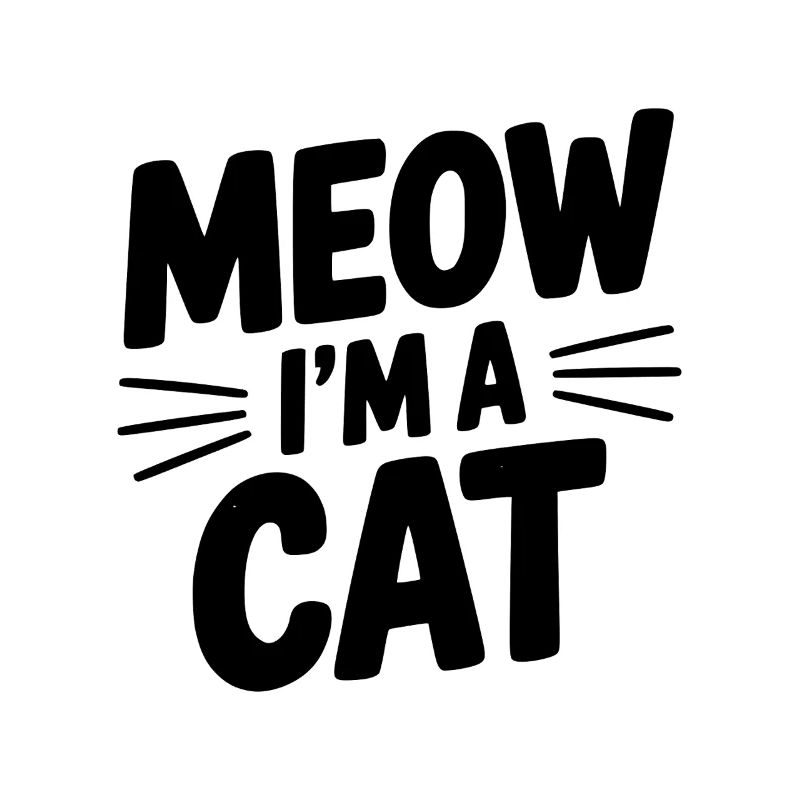 Miau, ich bin eine Katze