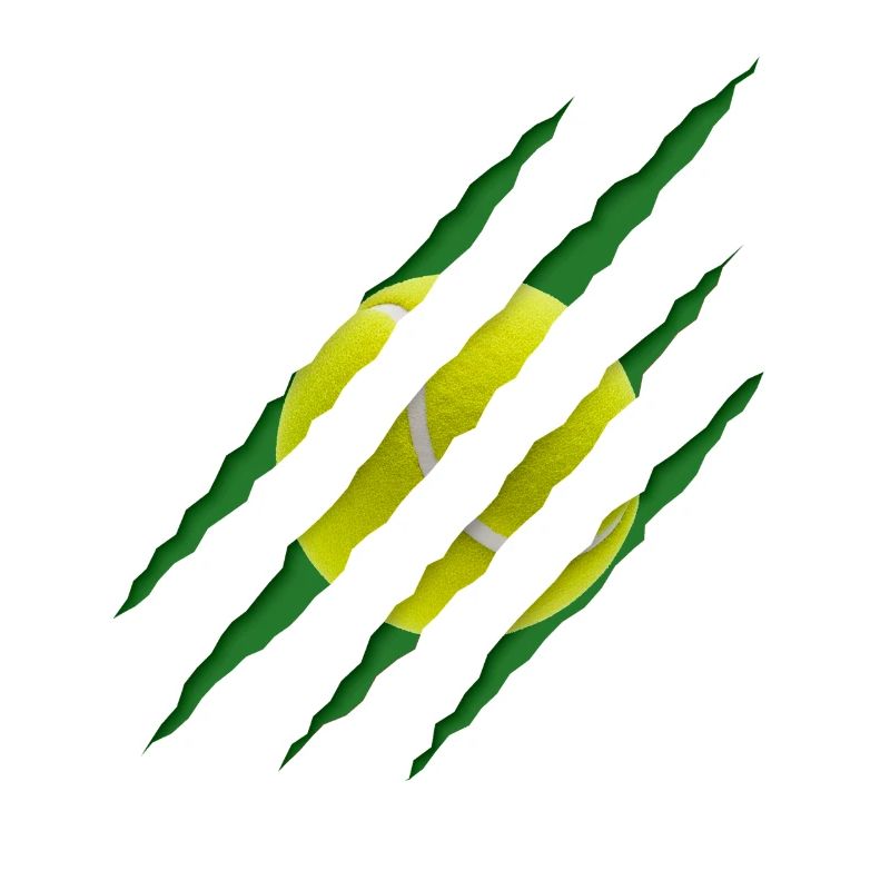 Balle de tennis Scratch Pattern