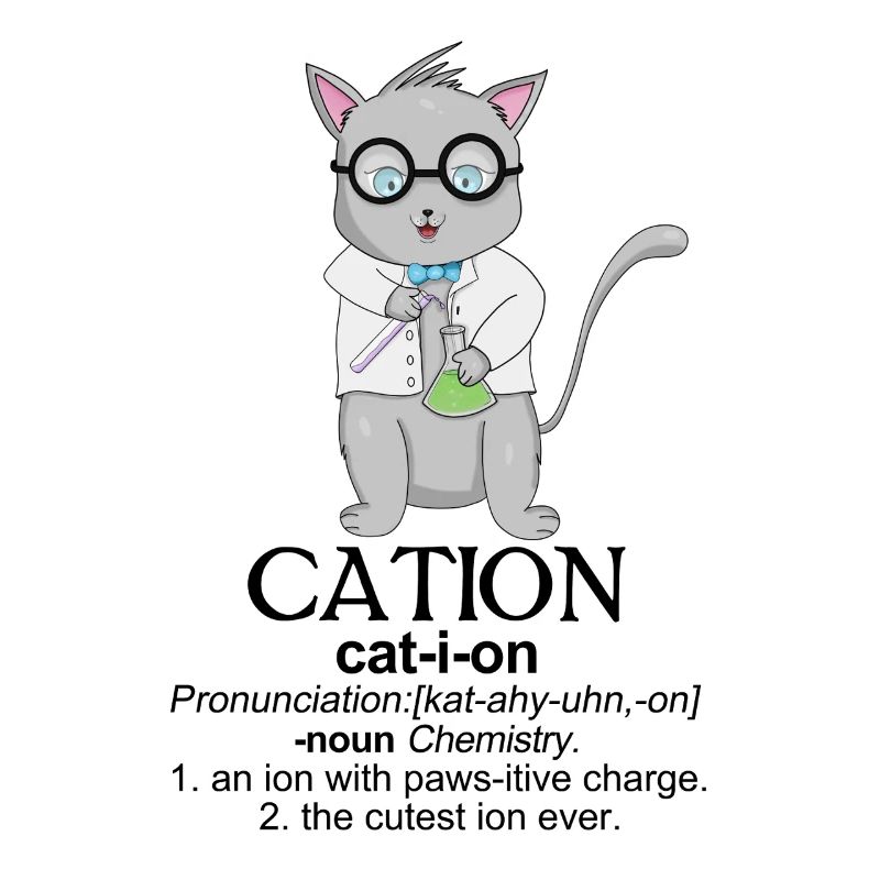 Cation Science Cat Shirt – Funny Chemistry Tee