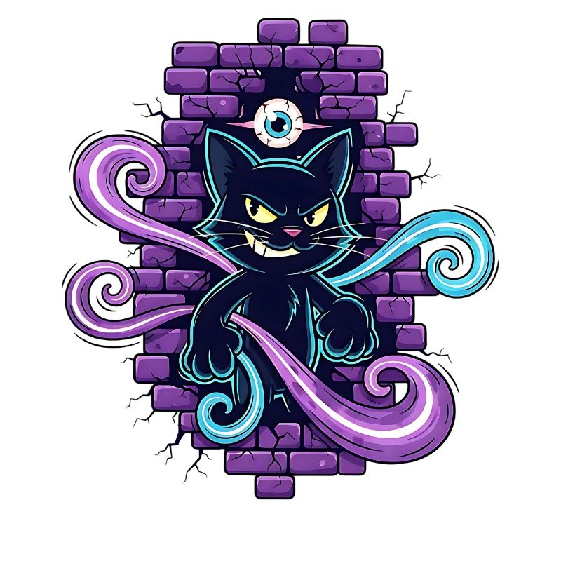 Magic Cat - Magic Cat with All-Seeing Eye
