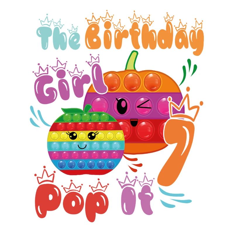 Das Geburtstagskind Pop-It 7