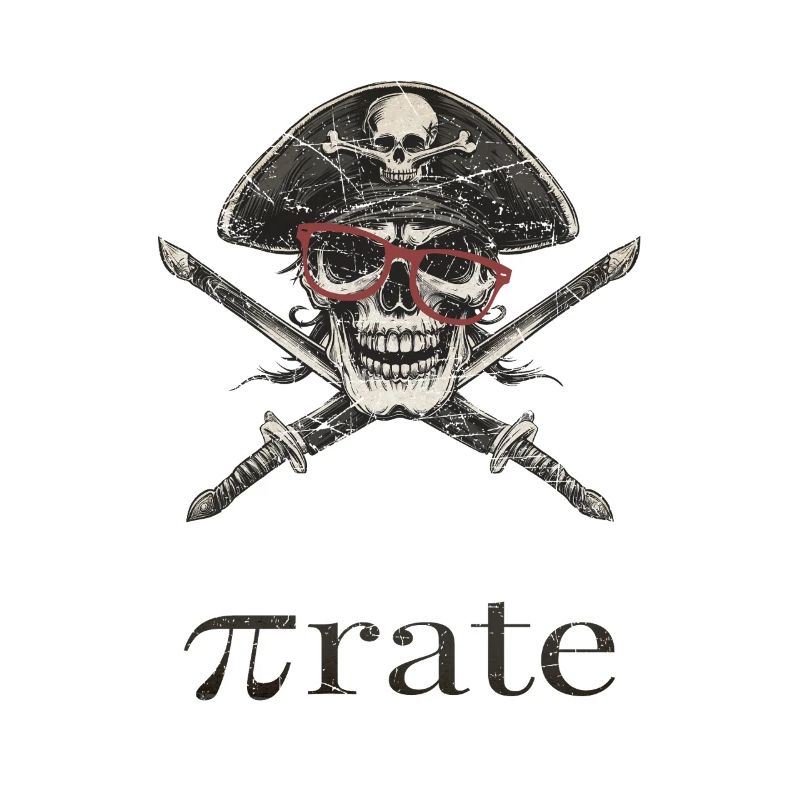 nerd pirate with glasses