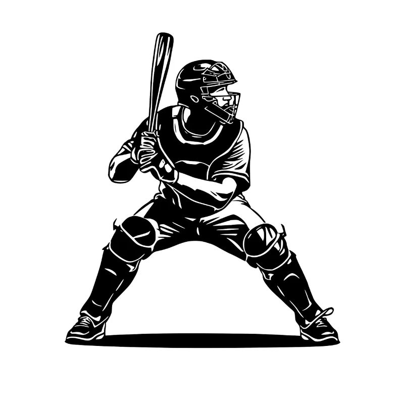 Baseball Player Baseball Artwork