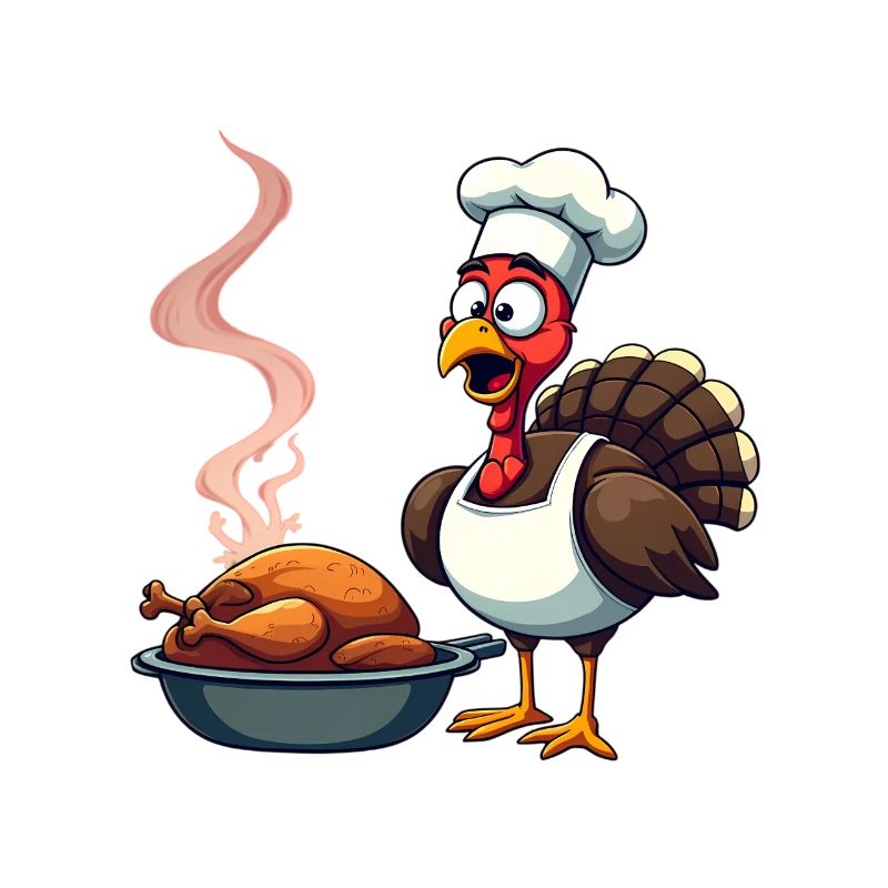 Cuisinier de dinde de Thanksgiving