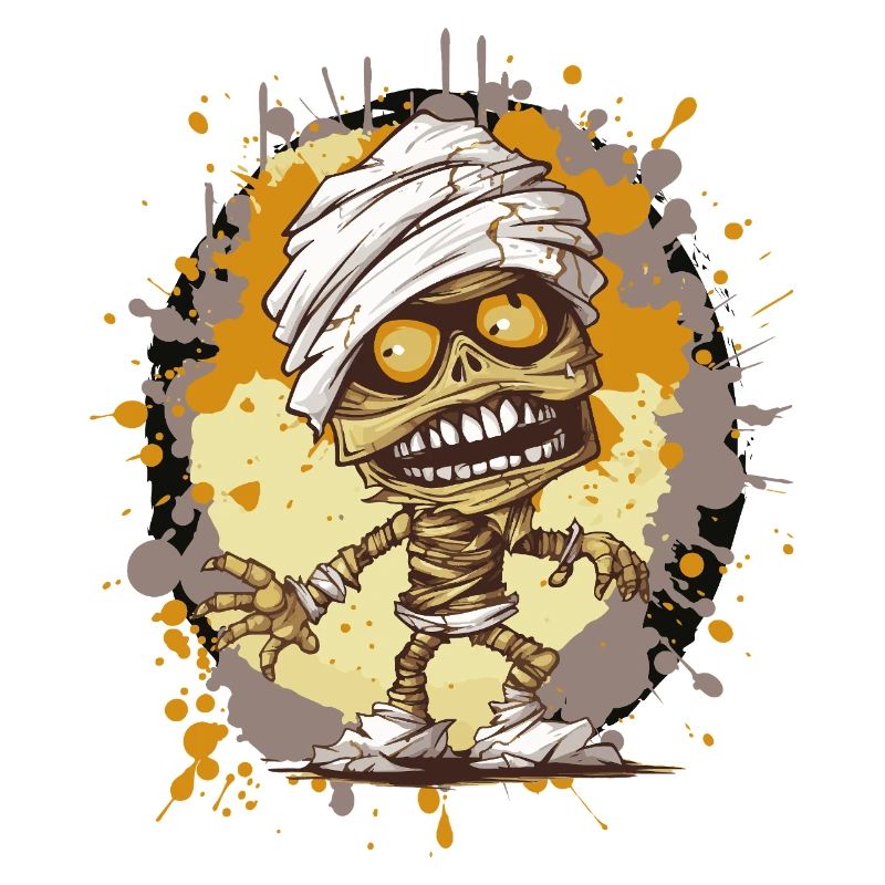 Mummia in look splatter